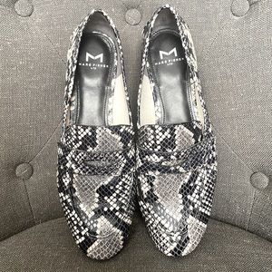 Marc Fisher Snake Loafers